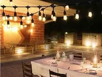 4 x lichtsnoer 10 m met 20 led-lampjes - afbeelding 4 van  4
