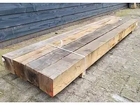4 x rustieke eiken palen 150 x 150mm , lengte 250 cm
