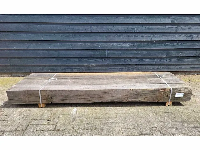4 x rustieke eiken palen 200 x 200m , lengte 250 cm - afbeelding 4 van  4