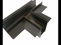4 x t-connector voor ingebouwde magnetische rails 20 mm – horizontaal. - afbeelding 1 van  4
