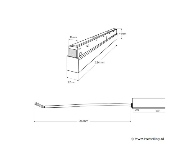 4 x transformateur voor magnetische rail 20mm 48v -100w - afbeelding 5 van  5