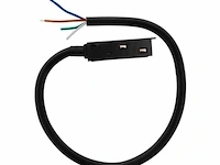 4 x voedingsconnector met kabel voor magnetische rail - 48v - afbeelding 1 van  3