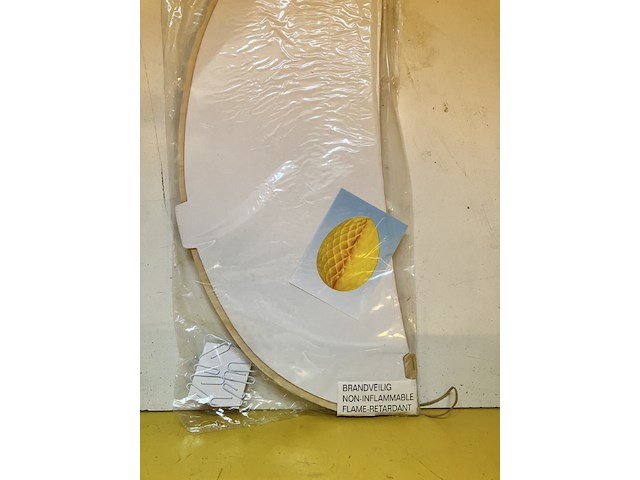 4 x vouwei geel 50 cm. - afbeelding 5 van  7