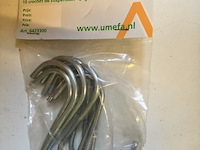 4 x zakje met 10 s haken campking - afbeelding 2 van  3