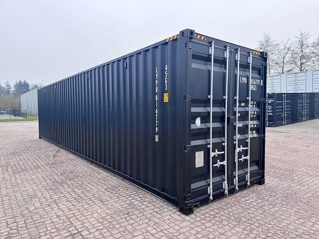 40 ft high cube hq opslagcontainer met 3 zijdeuren - afbeelding 16 van  21