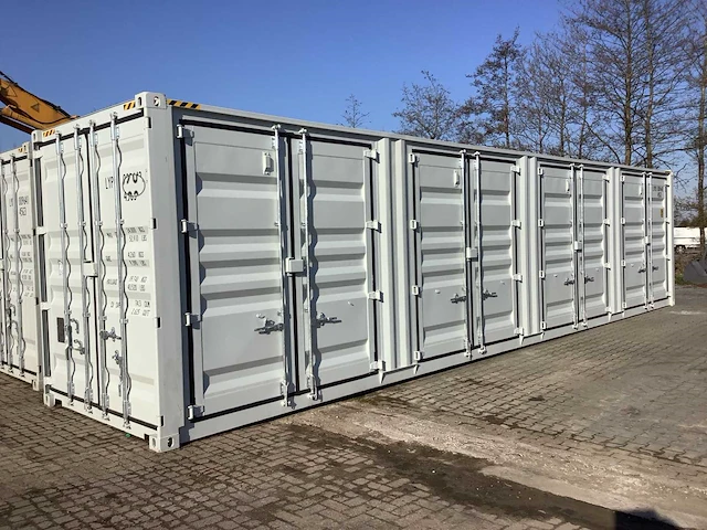 40 ft high cube hq opslagcontainer met 4 zijdeuren - afbeelding 9 van  16
