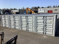 40 ft high cube hq opslagcontainer met 4 zijdeuren - afbeelding 1 van  16