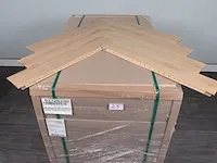 40 m2 multiplank visgraat eiken parket - 725 x 130 x 14 mm - afbeelding 3 van  4
