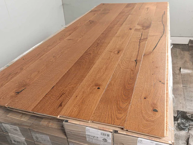 40 m2 parket eiken xl mutliplank - 2200 x 130 x 14 mm - afbeelding 3 van  4