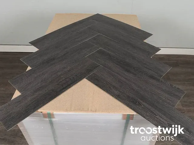 40 m2 pvc-dryback visgraat - 610 x 150 x 2,5 mm - afbeelding 3 van  4