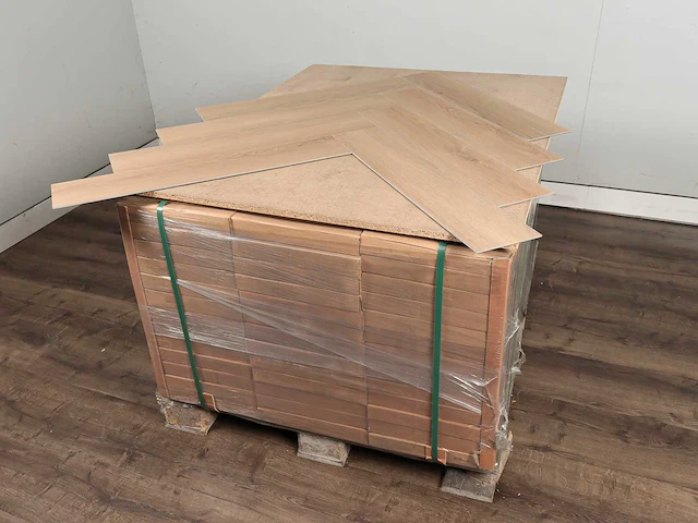 40 m2 pvc spc click visgraat - 750 x 150 x 6 mm - afbeelding 4 van  4
