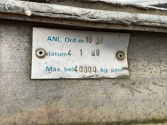40 tons aluminium oprijdbanen set - afbeelding 6 van  7