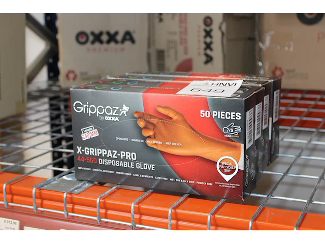 400 latex handschoenen grippaz oxxa. - afbeelding 1 van  2
