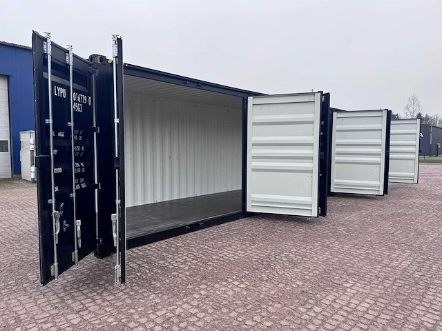 40ft high cube zeecontainer met 3 zijdeuren - afbeelding 4 van  21