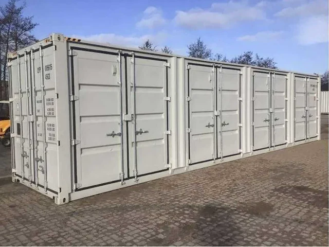 40ft hq high cube zeecontainer met 4 zijdeuren - afbeelding 1 van  16