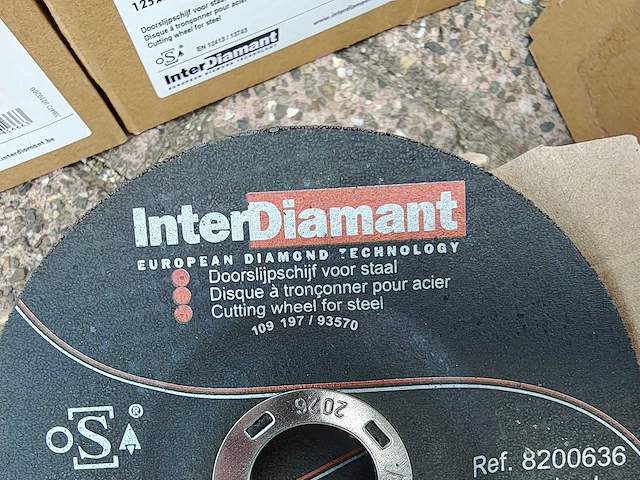 425x interdiamant - idk80 - doorslijpschijf 125mm - afbeelding 2 van  10