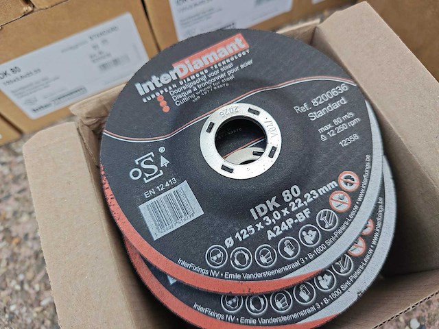 425x interdiamant - idk80 - doorslijpschijf 125mm - afbeelding 6 van  10