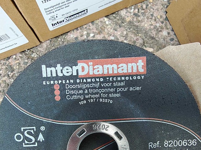 425x interdiamant - idk80 - doorslijpschijf 125mm - afbeelding 10 van  10