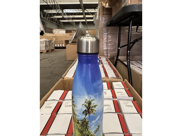 43x drinkfles, thermosfles 500 ml tropical - afbeelding 2 van  4