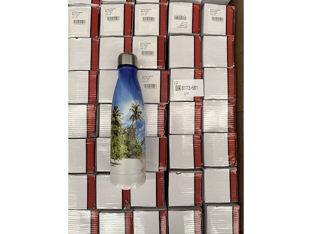 43x drinkfles, thermosfles 500 ml tropical - afbeelding 4 van  4