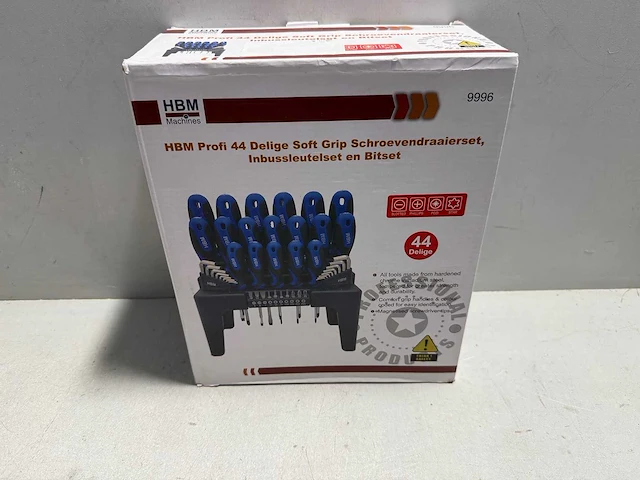 44 delige schroevendraaierset +inbus 3x - afbeelding 1 van  1