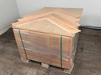 44 m2 parket eiken visgraat mutliplank - 725 x 130 x 14 mm - afbeelding 4 van  4