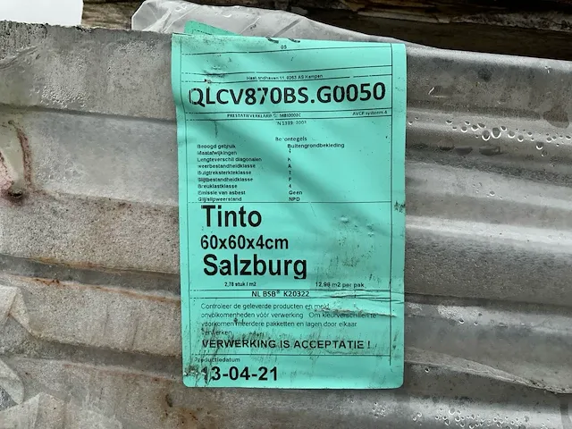 44 pallets tinto beton tegels ( 570,24m2) - afbeelding 5 van  5