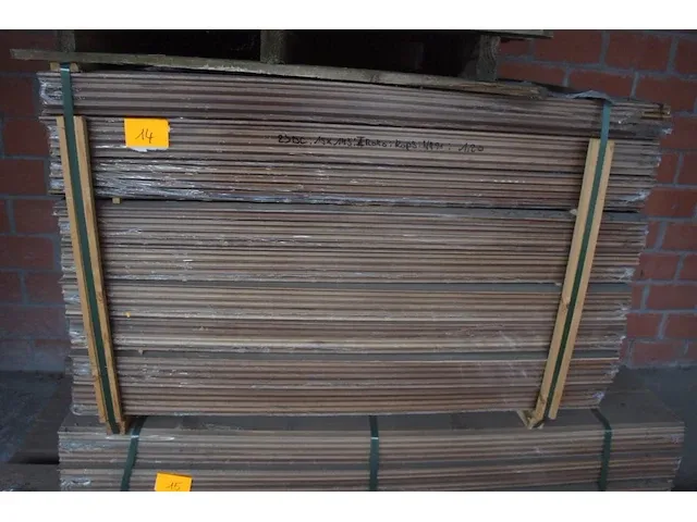44,46 m² iroko planchetten - afbeelding 4 van  4
