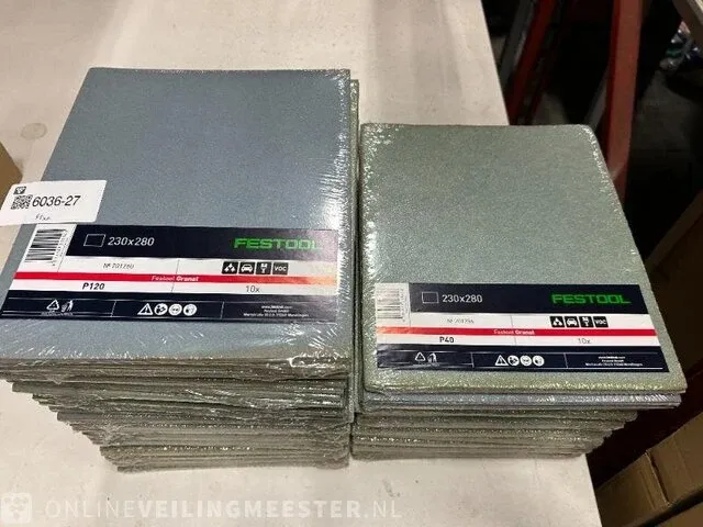 44x verpakking schuurpapier festool - afbeelding 2 van  6