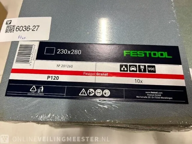 44x verpakking schuurpapier festool - afbeelding 6 van  6