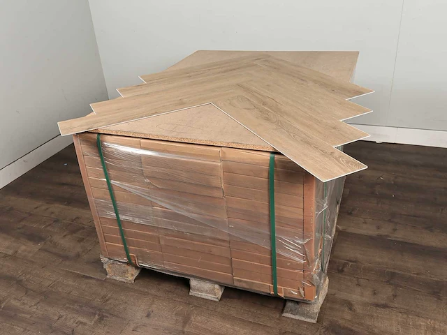 45 m2 pvc spc click visgraat - 610 x 150 x 4 mm - afbeelding 4 van  4