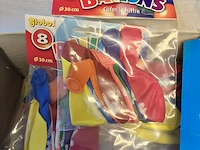 45 zakjes leeftijds ballonnen, jongen, meisje en huwelijk retour uit verkoop