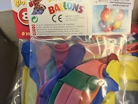 45 zakjes met leeftijsballonnen lijst als foto bijgevoegd - afbeelding 10 van  11