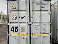 45ft high cube pallet wide container - js-e78un-a - used zeecontainer - afbeelding 7 van  9