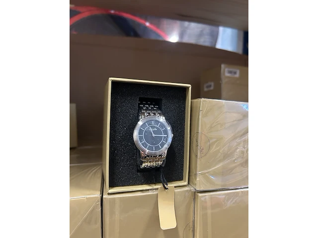 45x dameshorloge met metalen schakelketting en kwartsuurwerk berydale, bd702-2 - afbeelding 2 van  4