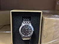 45x dameshorloge met metalen schakelketting en kwartsuurwerk berydale, bd702-2 - afbeelding 3 van  4