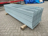 45x heras - 8/6/8 - dubbelstaafs hekwerk gegalvaniseerd - afbeelding 7 van  10