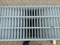 45x heras - 8/6/8 - dubbelstaafs hekwerk gegalvaniseerd - afbeelding 10 van  10