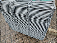 45x heras - dubbelstaafs hekwerk 8/6/8 (45x) 0,6m volbad gegalvaniseerd - afbeelding 2 van  11