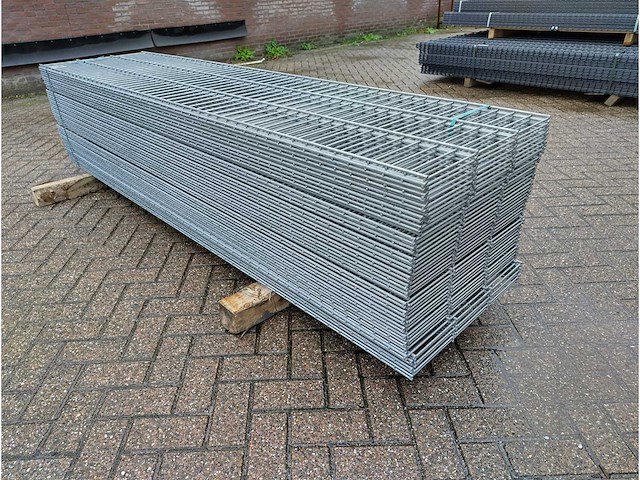 45x heras - dubbelstaafs hekwerk 8/6/8 (45x) 0,6m volbad gegalvaniseerd - afbeelding 6 van  11