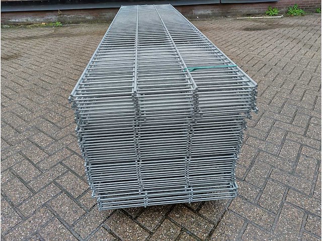 45x heras - dubbelstaafs hekwerk 8/6/8 (45x) 0,6m volbad gegalvaniseerd - afbeelding 7 van  11