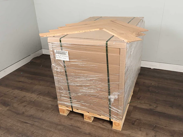 46 m2 parket eiken visgraat - 660 x 110 x 14 mm - afbeelding 4 van  4
