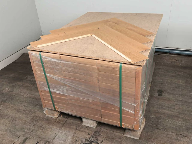 46 m2 parket eiken visgraat mutliplank - 660 x 110 x 14 mm - afbeelding 4 van  4