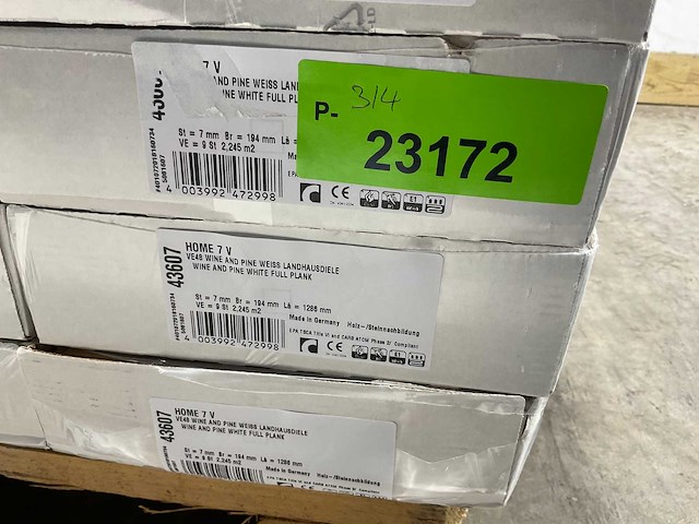 47,1m² classen home kliklaminaat wine&pine white - afbeelding 2 van  10