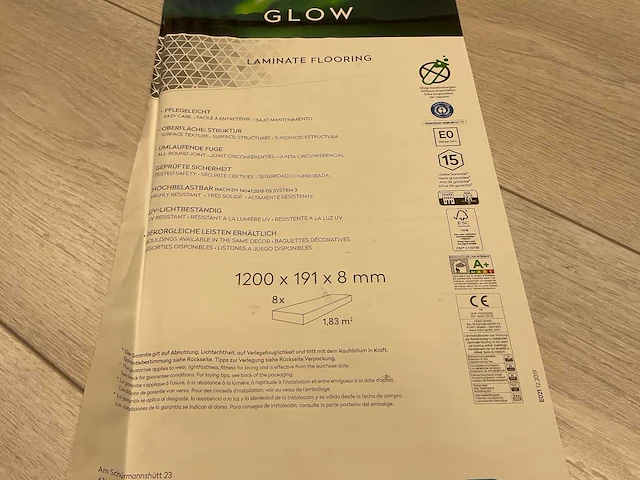 47,5m² purity glow acacia grijs laminaatvloer - afbeelding 11 van  12
