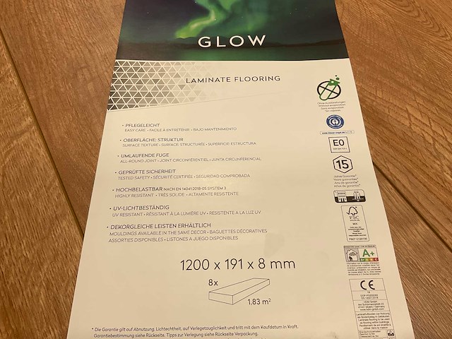 47,5m² purity glow mediterraan eiken laminaatvloer - afbeelding 4 van  11