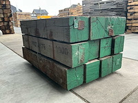 48 balken gemixt hardhout 190x30x30cm reclaimd wood - afbeelding 10 van  16