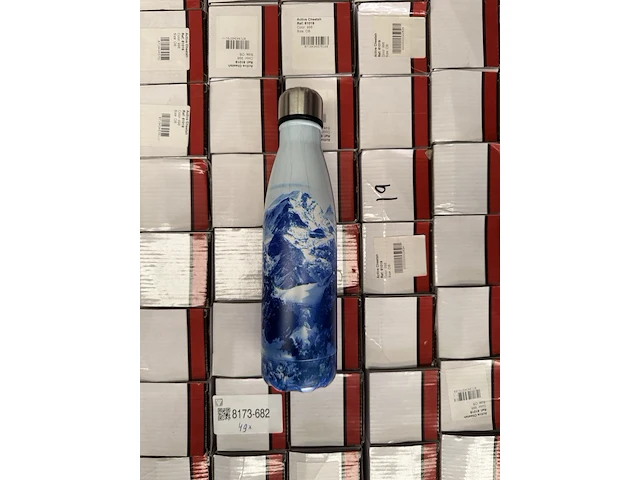 49x drinkfles, thermosfles 500 ml blauw - afbeelding 4 van  4