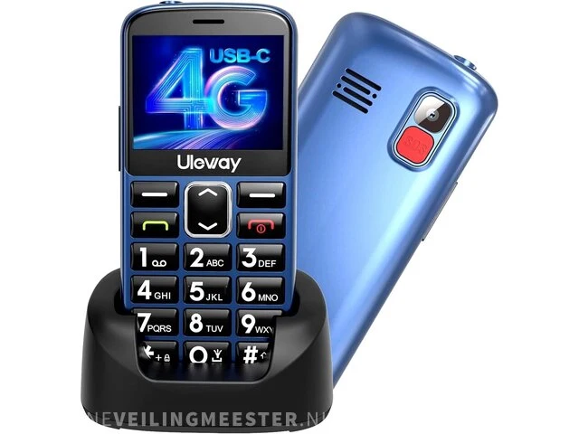 4g seniorentelefoon uleway - afbeelding 1 van  1