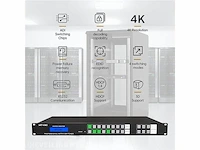 4k 8x8 hdmi-matrixschakelaar, 4k-@30hz rack-mount switch mt-viki - afbeelding 2 van  3